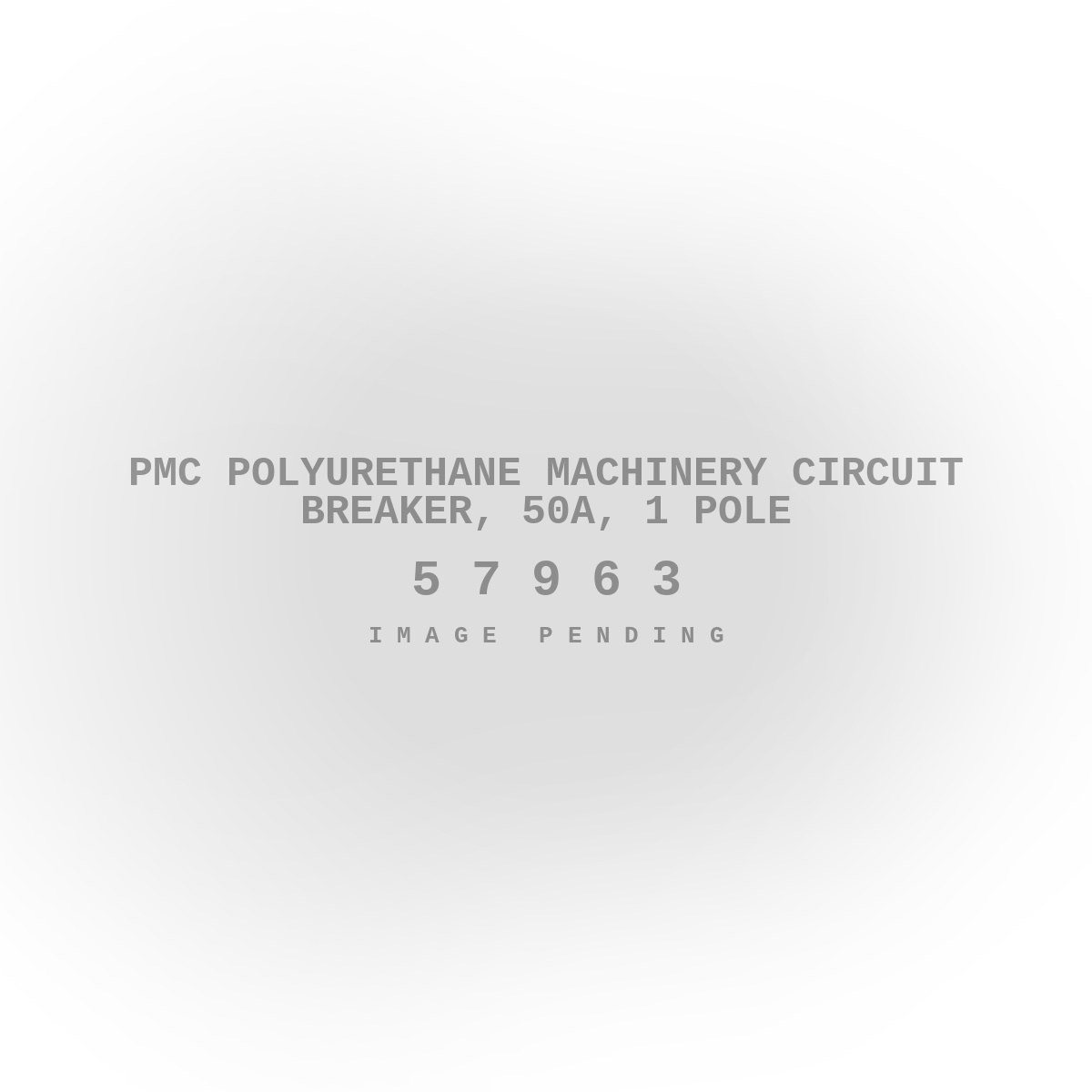 PMC Polyurethane Machinery Circuit Breaker, 50A, 1 Pole