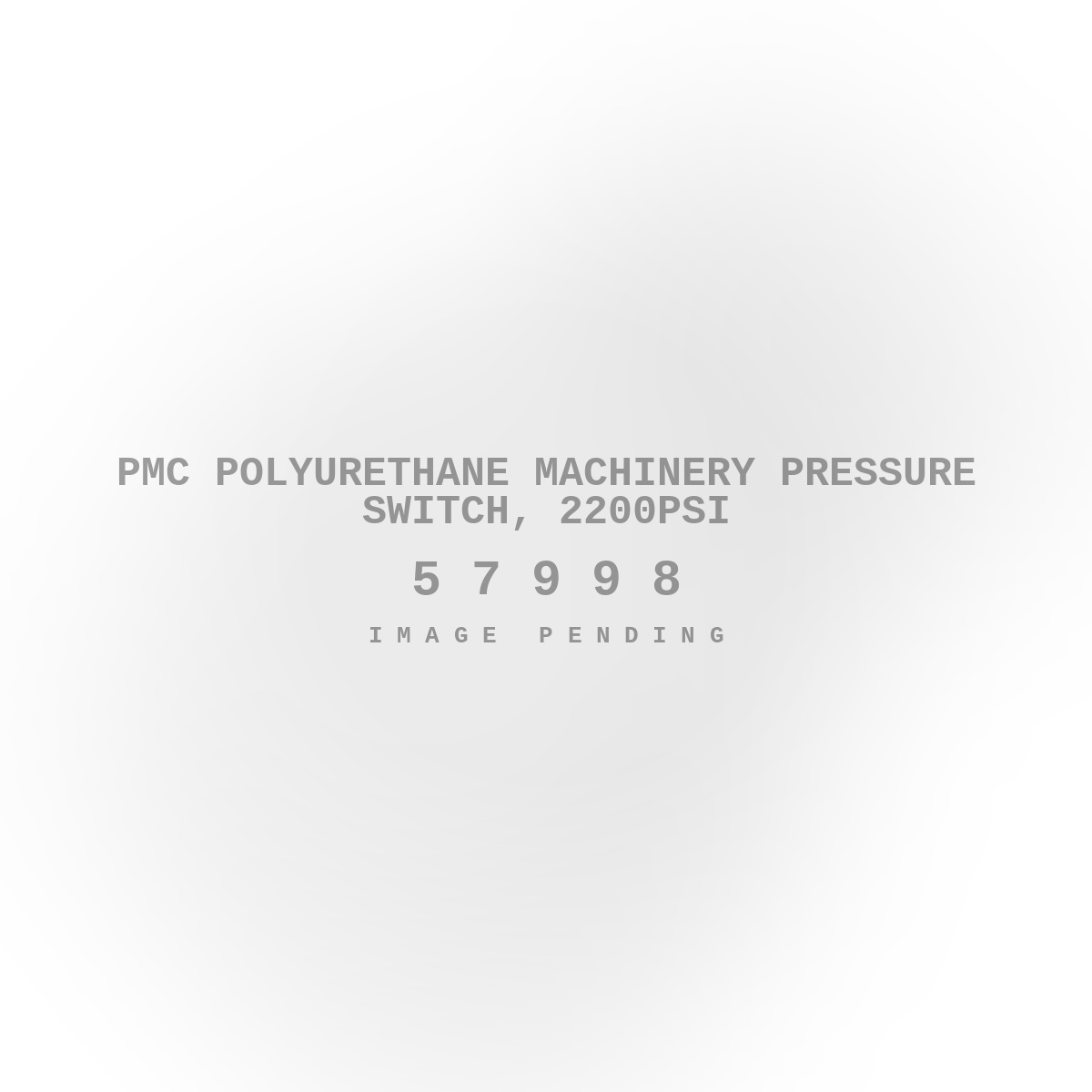 PMC Polyurethane Machinery Pressure Switch, 2200psi
