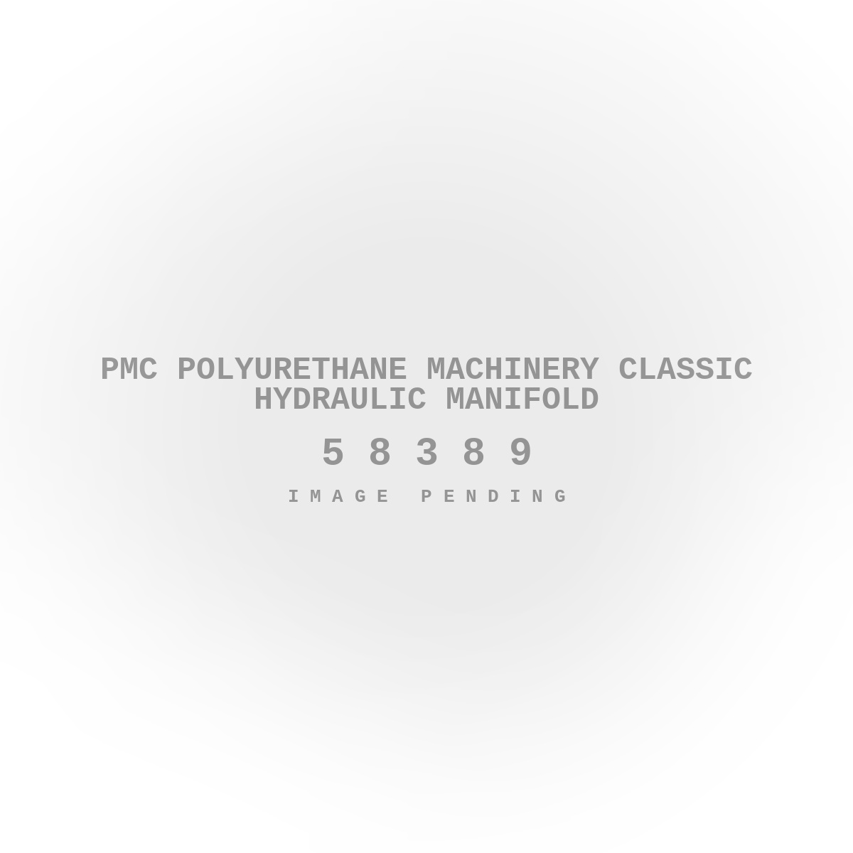 PMC Polyurethane Machinery Classic Hydraulic Manifold
