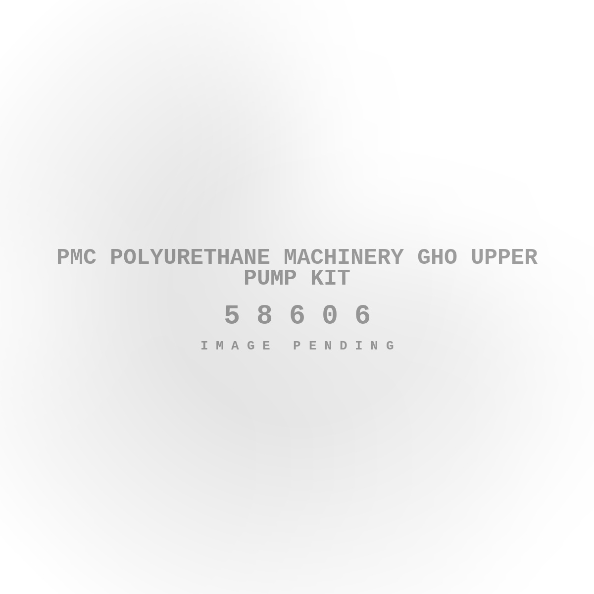 PMC Polyurethane Machinery Gho Upper Pump Kit