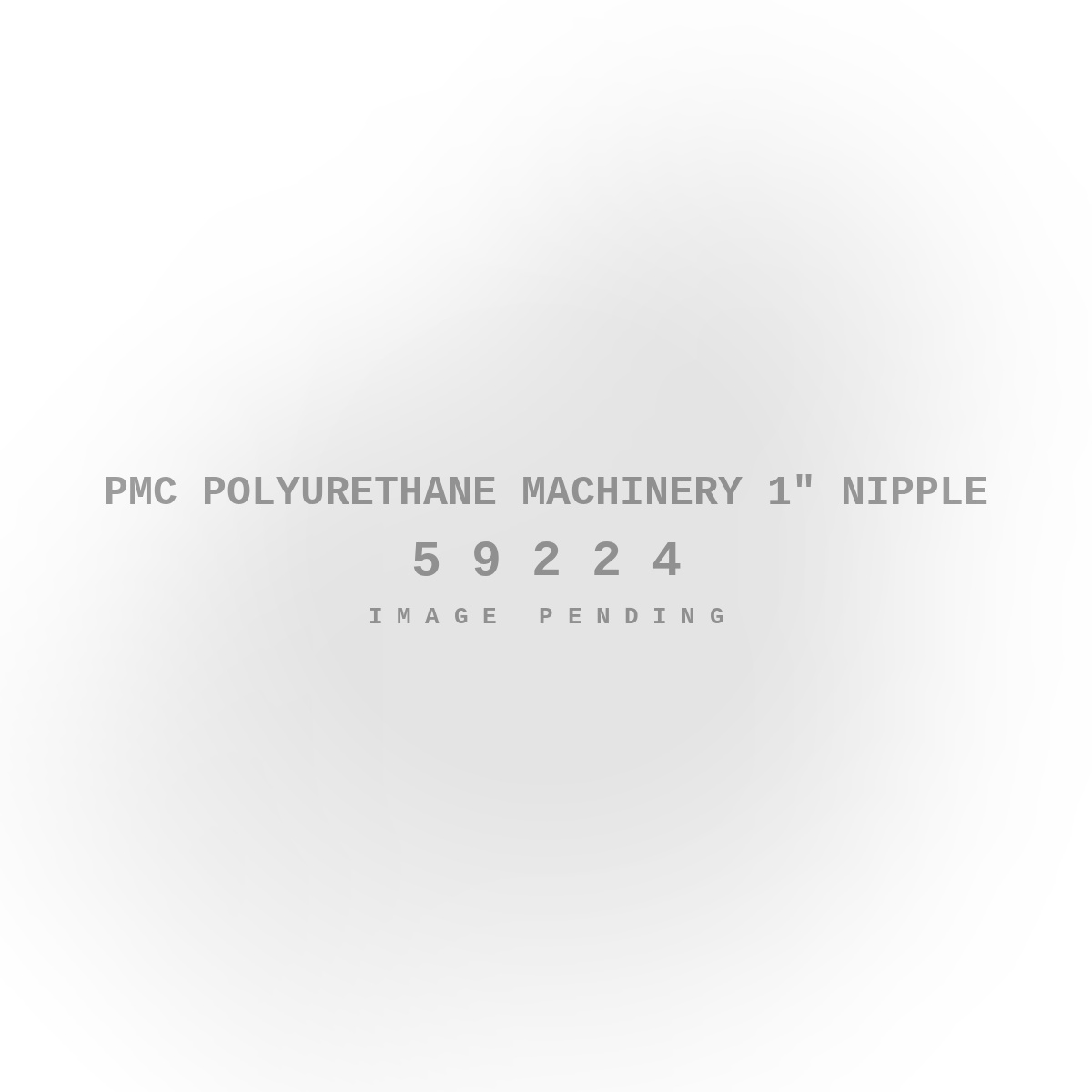 PMC Polyurethane Machinery 1" Nipple