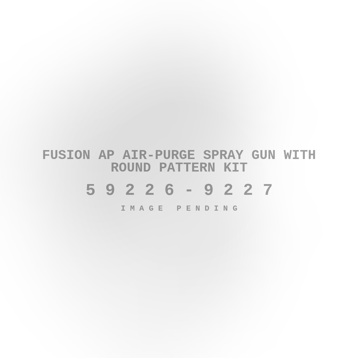 Fusion AP Air-Purge Spray Gun with Round Pattern Kit