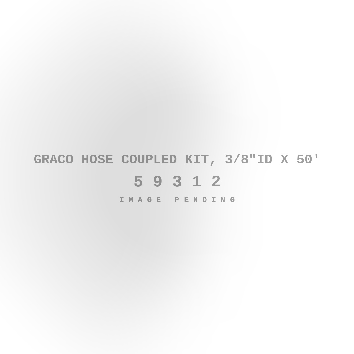 Graco Hose Coupled Kit, 3/8"ID X 50'