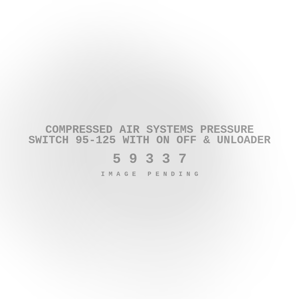 Compressed Air Systems Pressure Switch 95-125 with On Off & Unloader