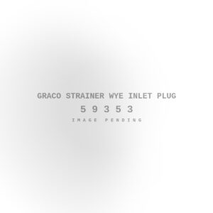 Graco Strainer Wye Inlet Plug