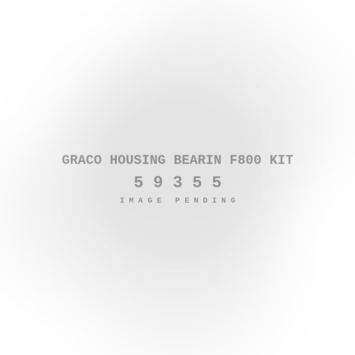 Graco Housing Bearin F800 Kit