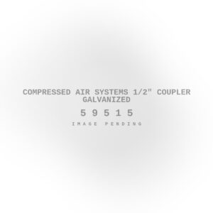 Compressed Air Systems 1/2" Coupler Galvanized