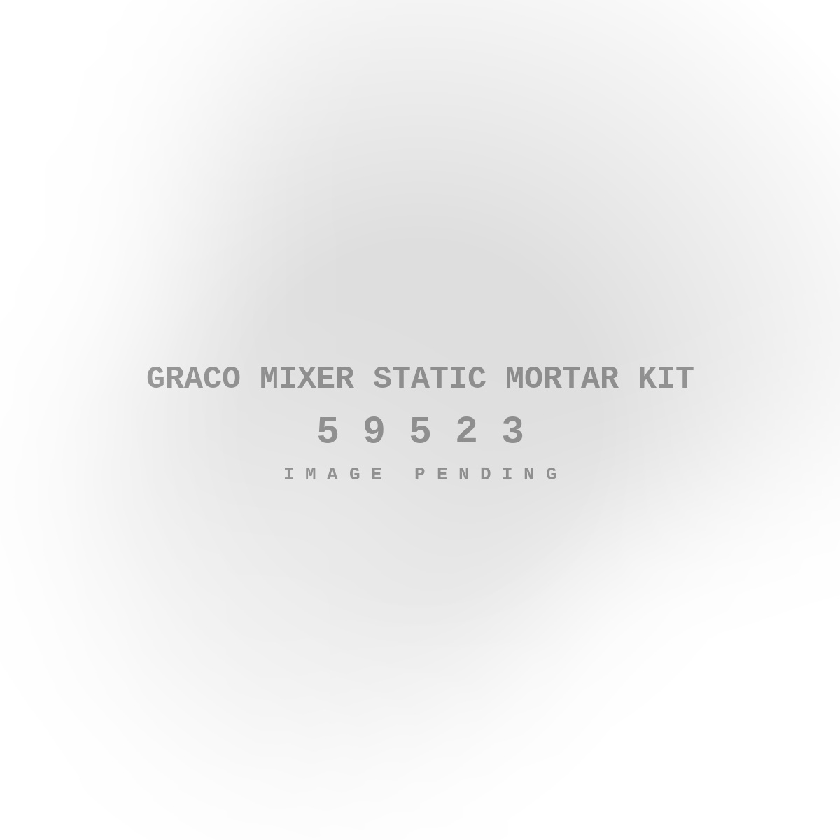 Graco Mixer Static Mortar Kit