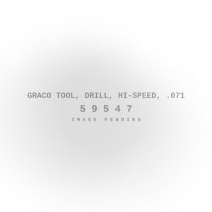 Graco Tool, Drill, Hi-Speed, .071