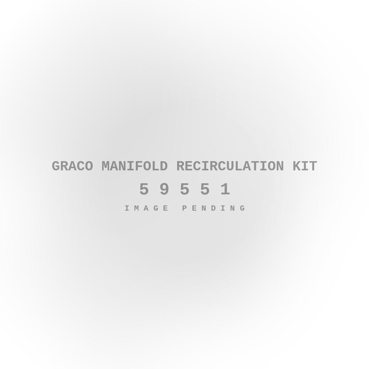 Graco Manifold Recirculation Kit