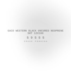 Gaco Western Black Uncured Neoprene Sht 12X100