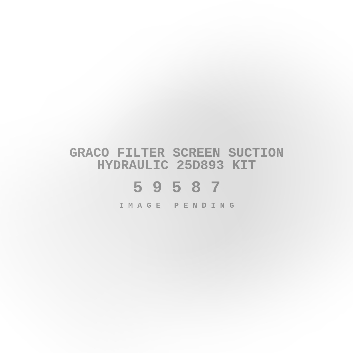 Graco Filter Screen Suction Hydraulic 25D893 Kit