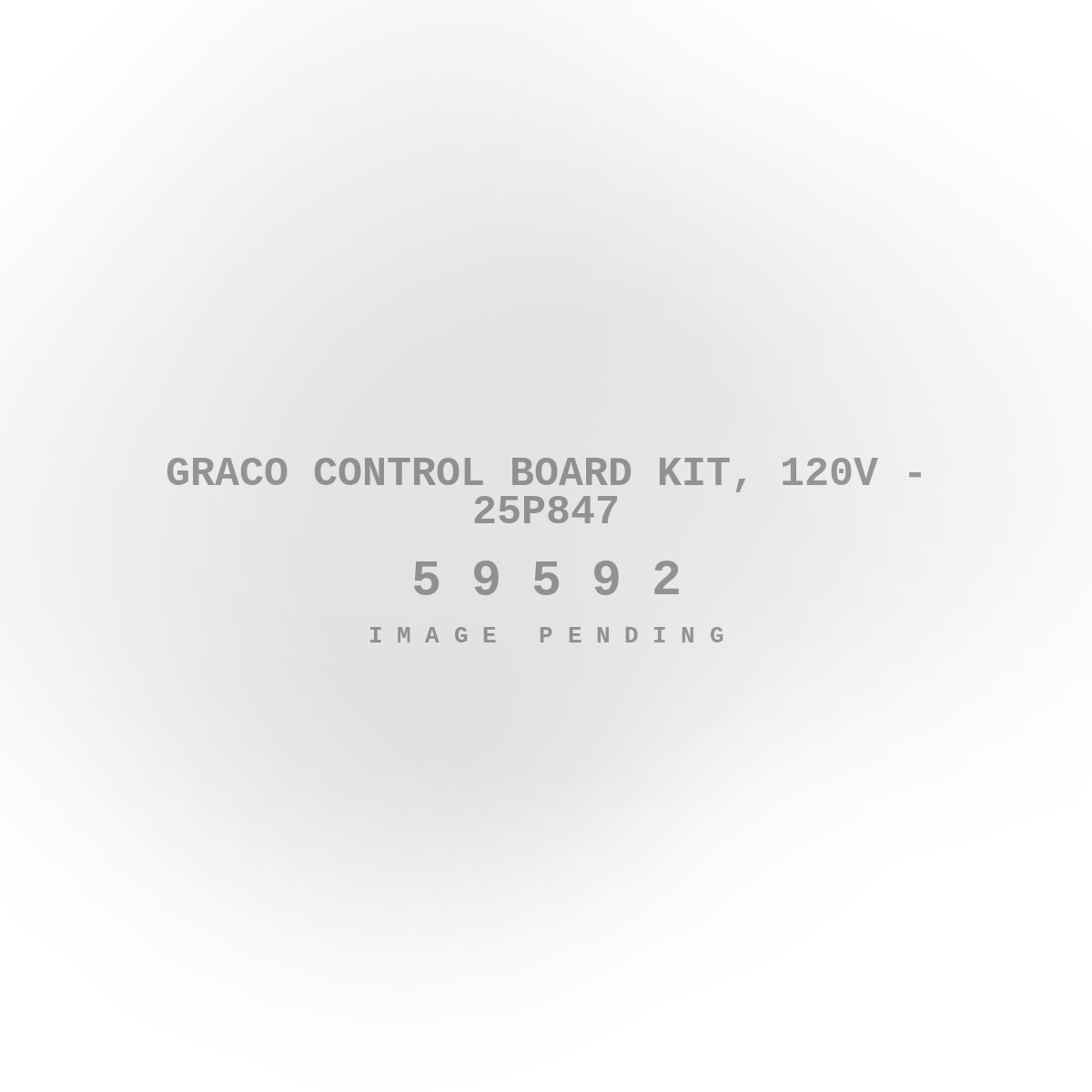 Graco Control Board Kit, 120V - 25P847
