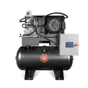 Compressed Air Systems 7.5HP, 208-230/3/60, Open Rotary Screw, 30gal, Hori