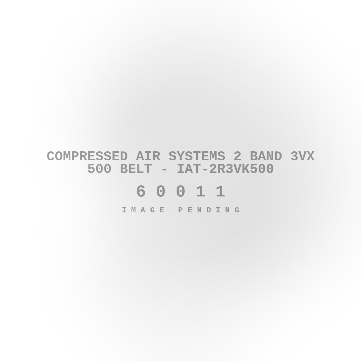 Compressed Air Systems 2 Band 3VX 500 Belt - IAT-2R3VK500