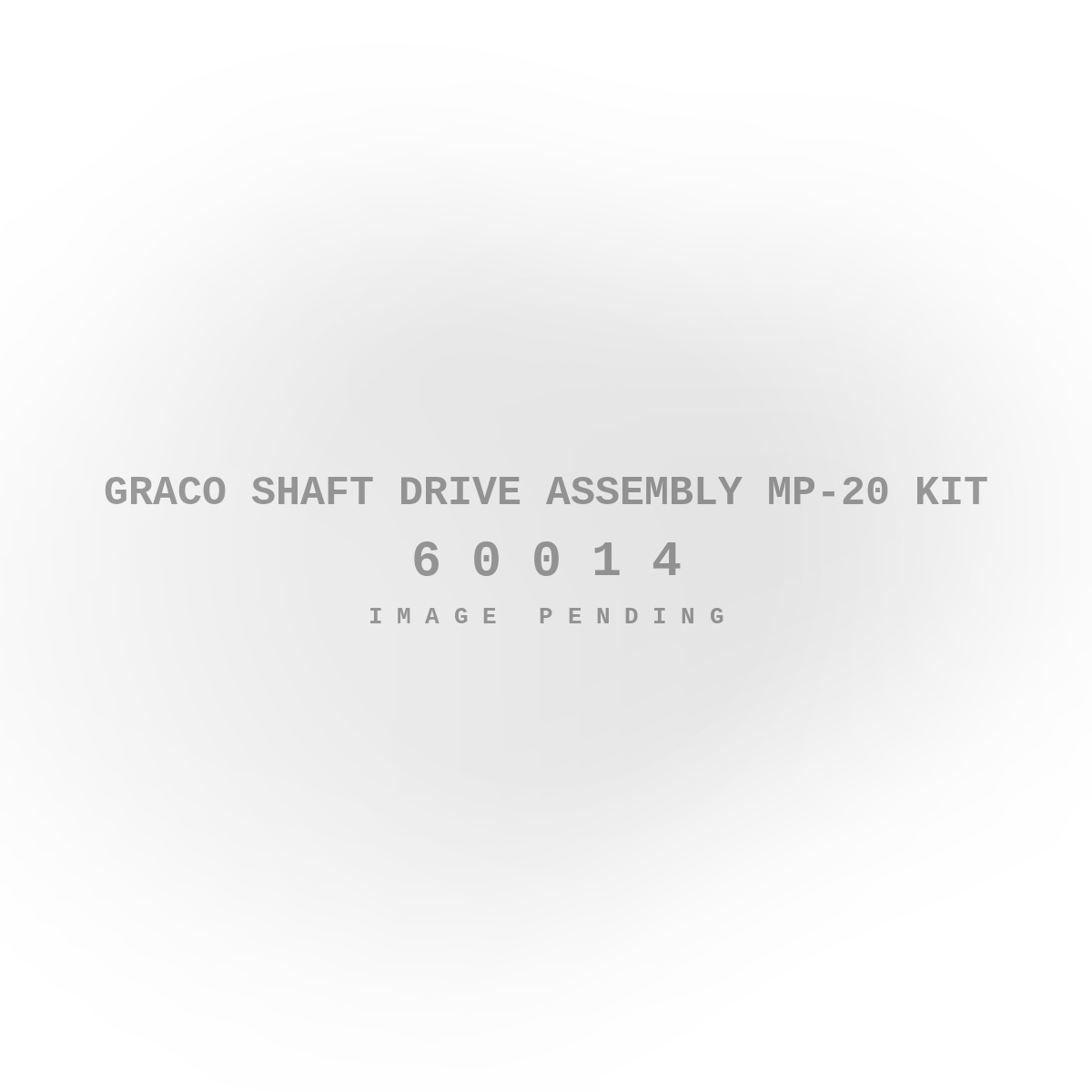 Graco Shaft Drive Assembly MP-20 Kit