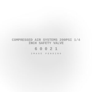 Compressed Air Systems 200PSI 1/4 Inch Safety Valve