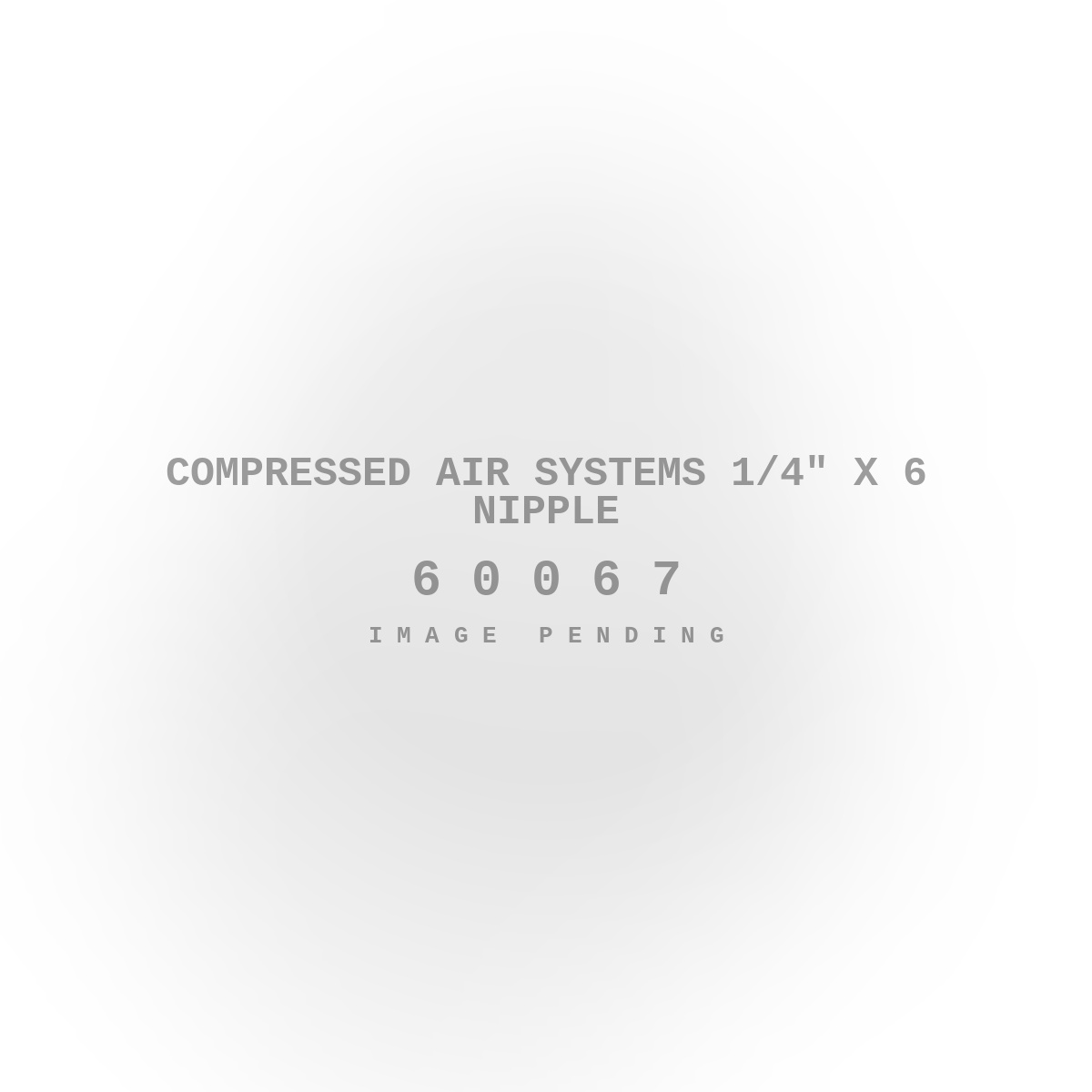 Compressed Air Systems 1/4" X 6 Nipple