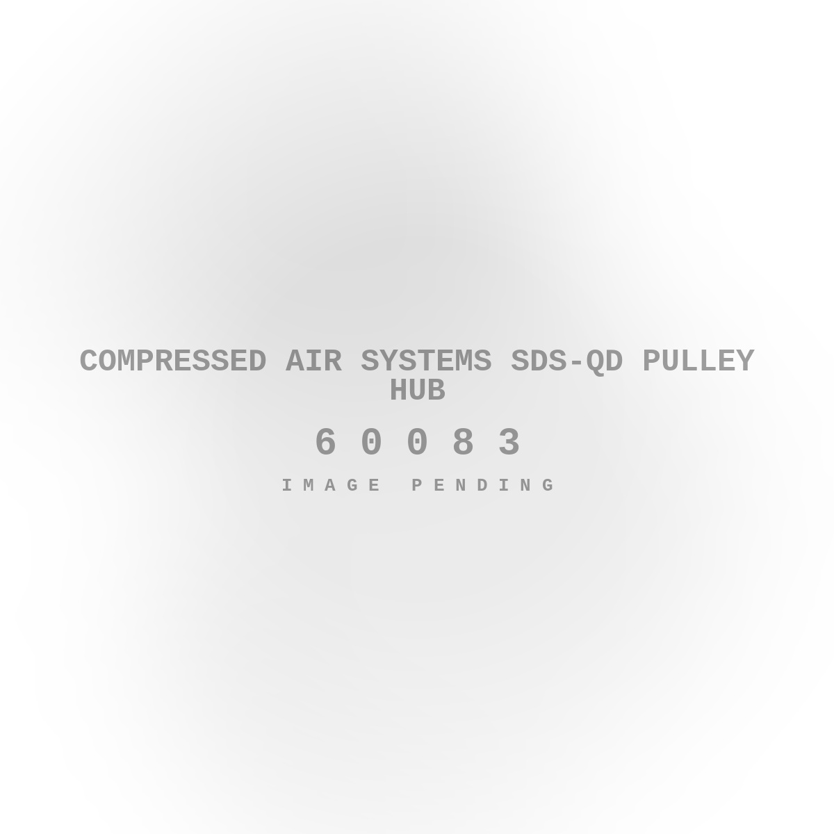 Compressed Air Systems Sds-Qd Pulley Hub