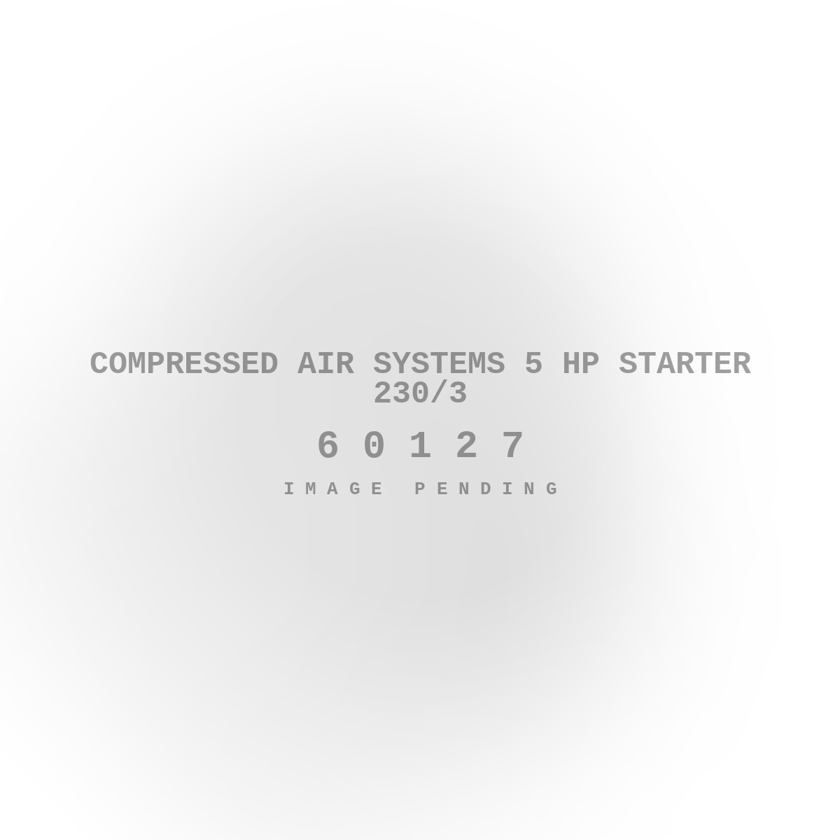 Compressed Air Systems 5 HP Starter 230/3