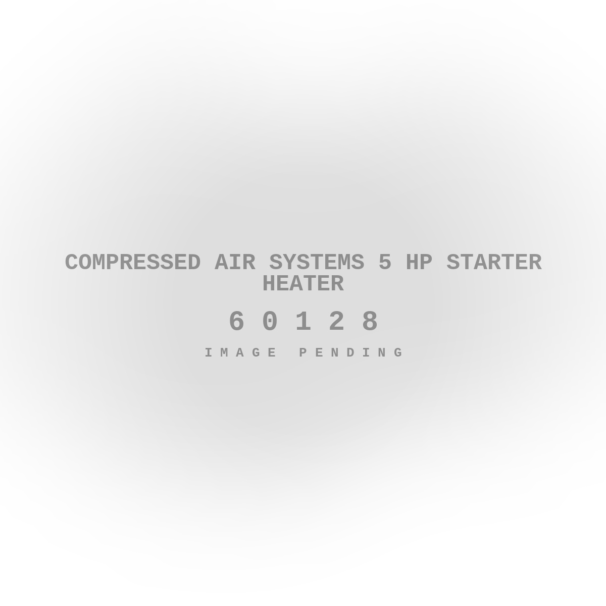 Compressed Air Systems 5 HP Starter Heater