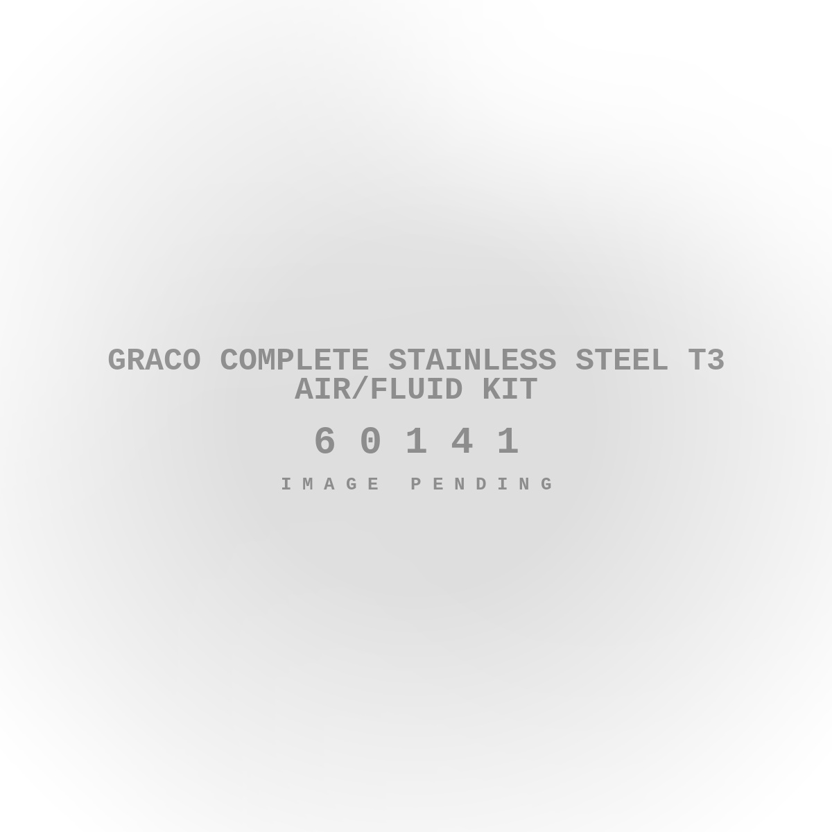 Graco Complete Stainless Steel T3 Air/Fluid Kit