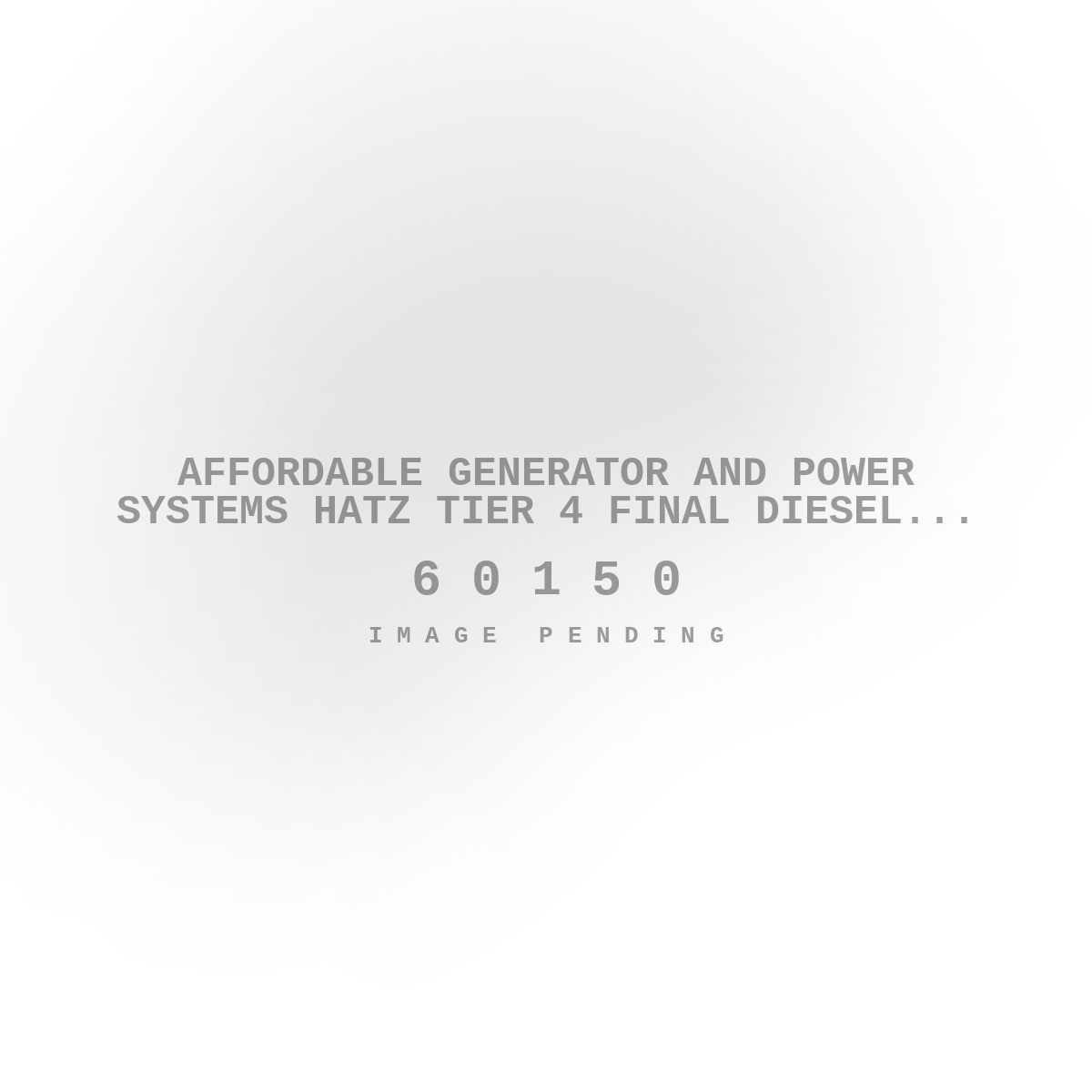 Affordable Generator and Power Systems Hatz Tier 4 Final Diesel Generator - 40kw 60hz 3ph