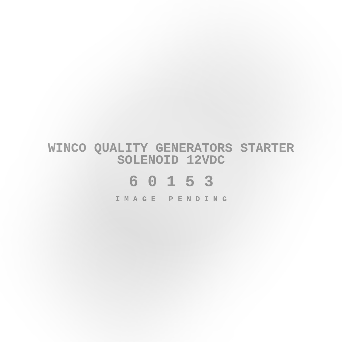 Winco Quality Generators Starter Solenoid 12VDC
