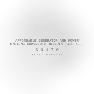 Affordable Generator and Power Systems 50kwDeutz TD2.9L4 Tier 4 Diesel Generator AGD50T4F
