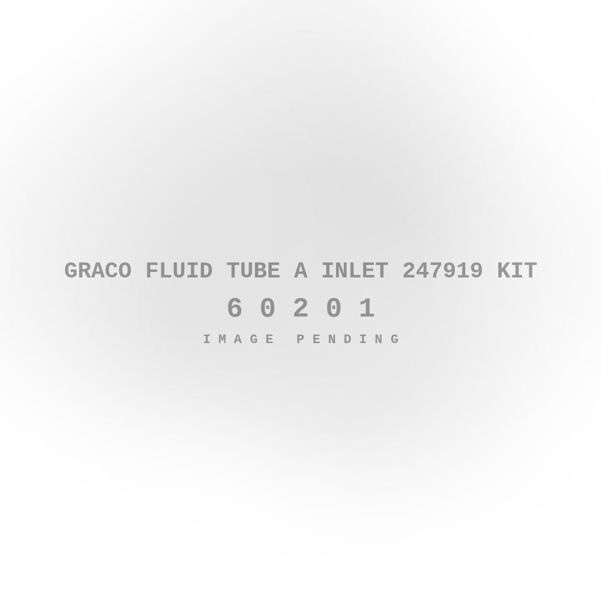 Graco Fluid Tube A Inlet 247919 Kit