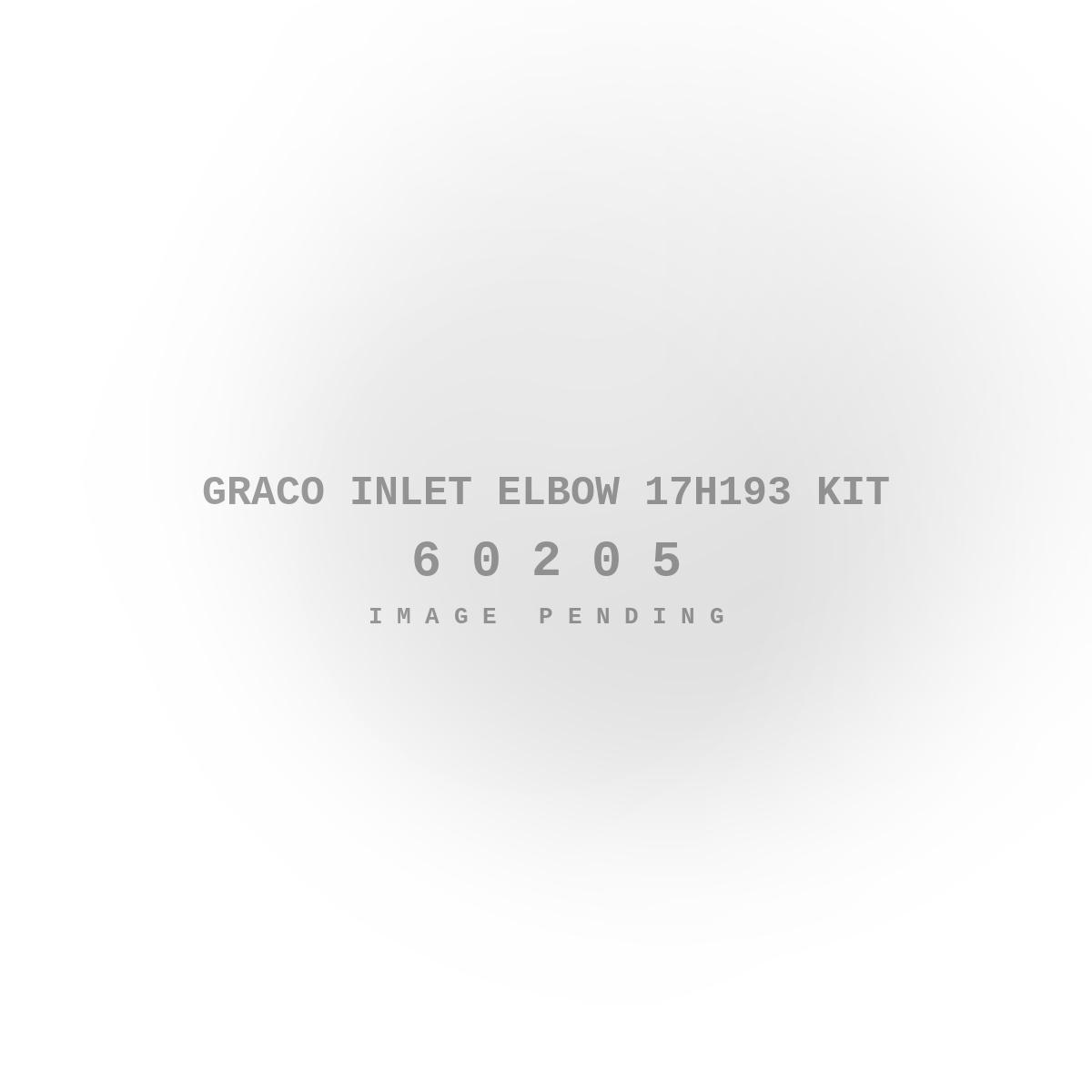 Graco Inlet Elbow 17H193 Kit