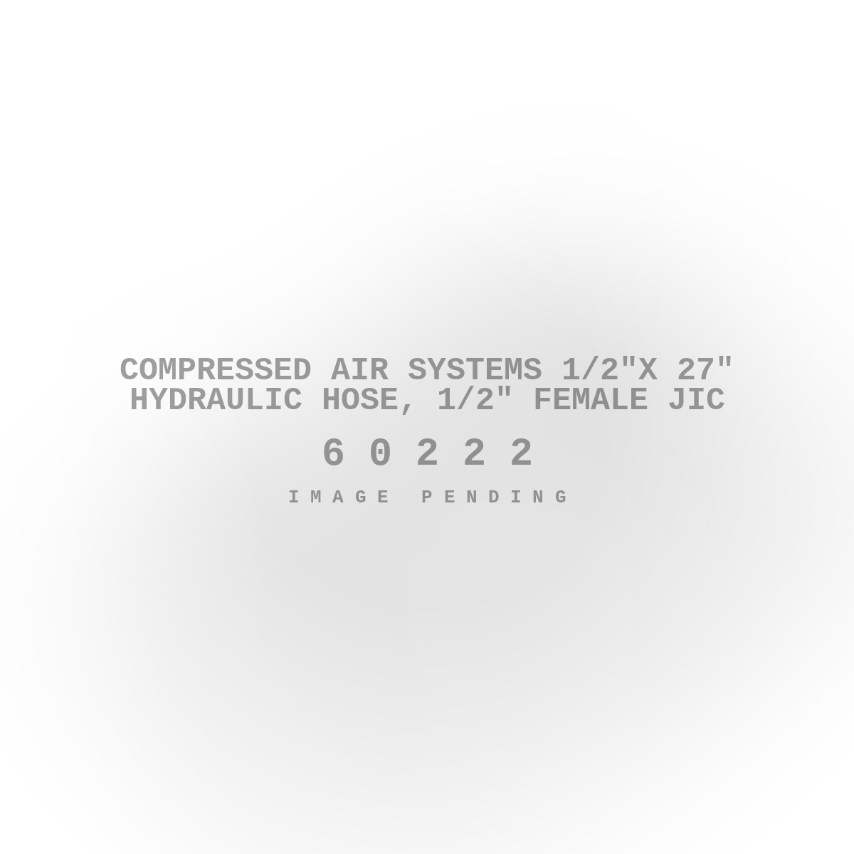 Compressed Air Systems 1/2"x 27" Hydraulic Hose, 1/2" Female JIC
