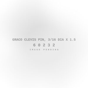 Graco Clevis Pin, 3/16 Dia X 1.5
