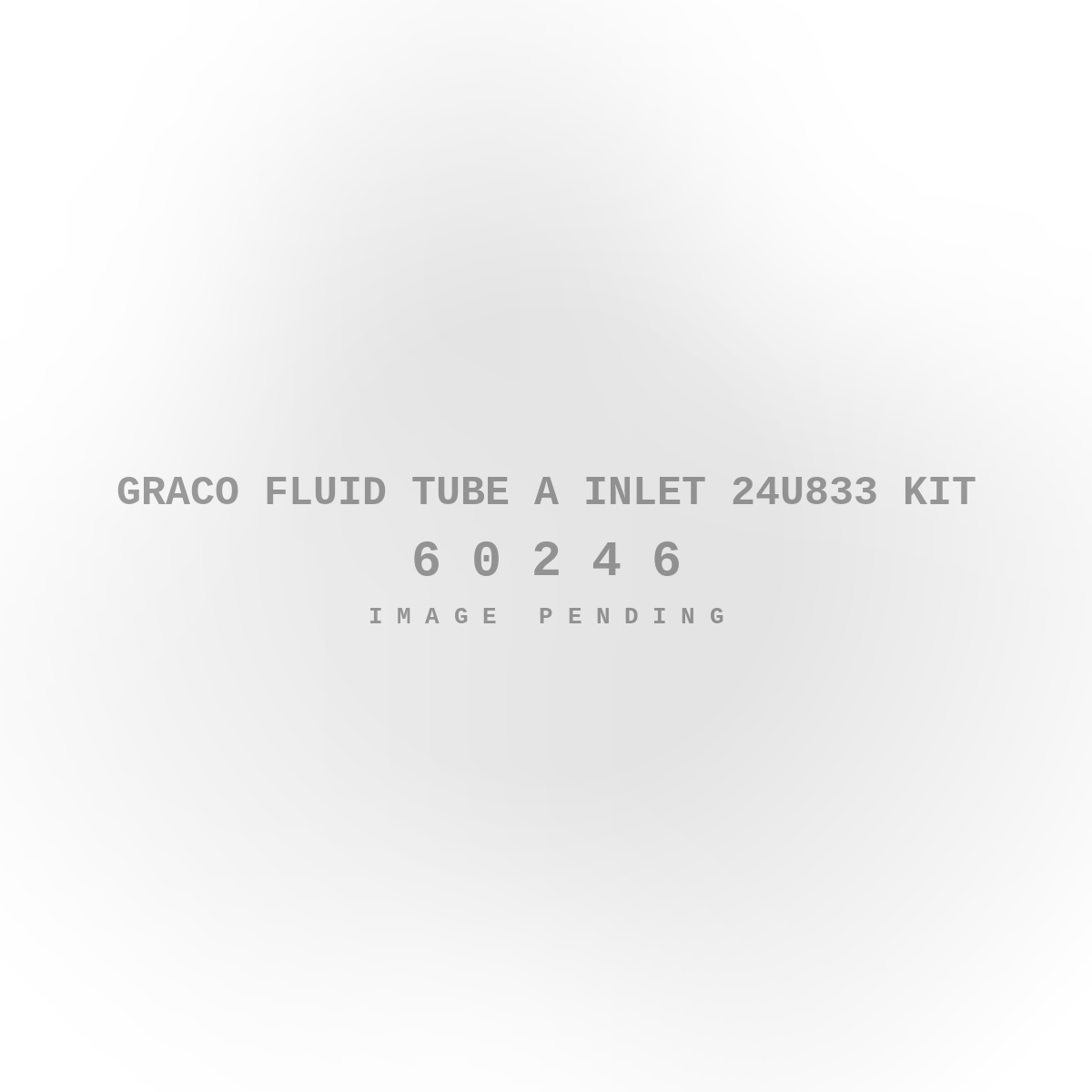 Graco Fluid Tube A Inlet 24U833 Kit