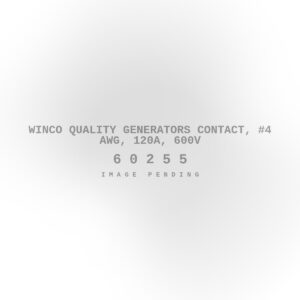 Winco Quality Generators Contact, #4 Awg, 120A, 600v