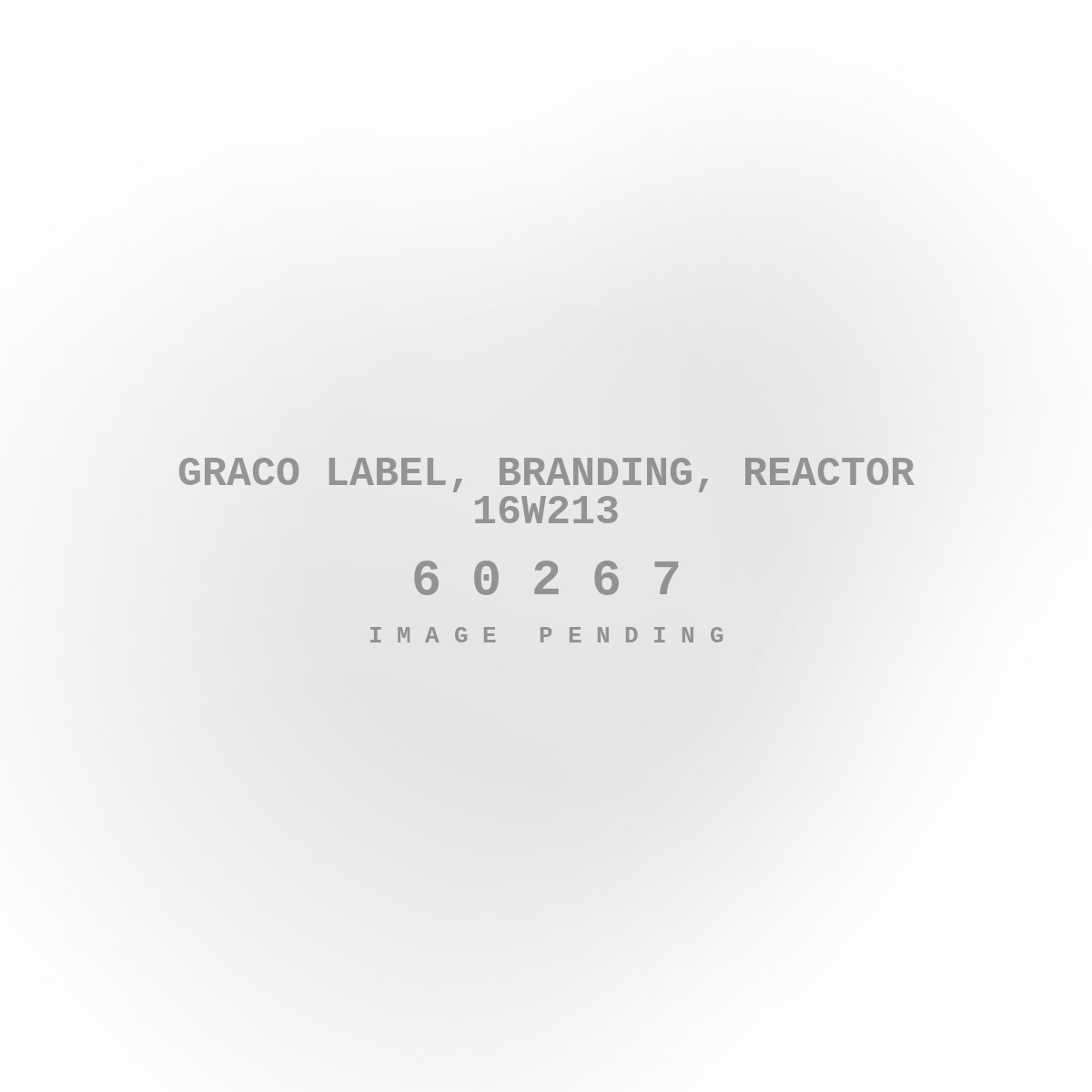 Graco Label, Branding, Reactor 16W213