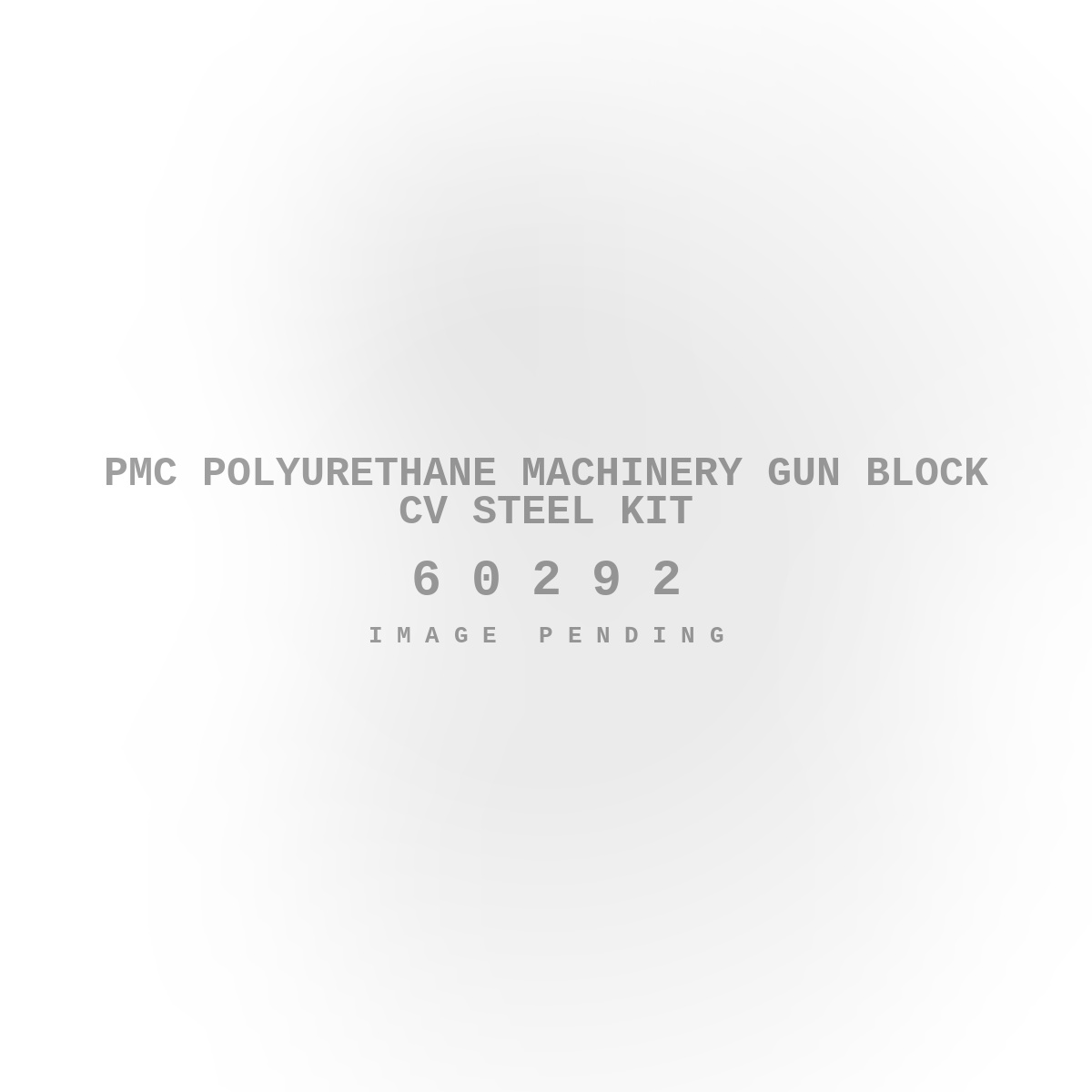 PMC Polyurethane Machinery Gun Block CV Steel Kit
