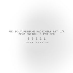 PMC Polyurethane Machinery Rst L/r 22mm Switch, 3 Pos Red