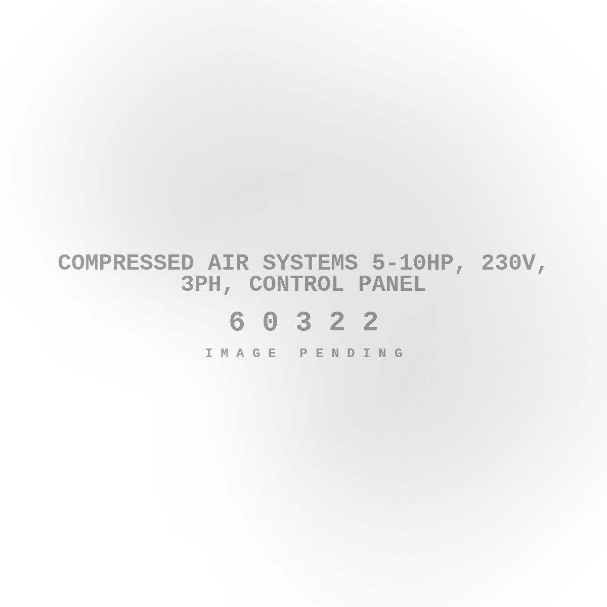 Compressed Air Systems 5-10HP, 230V, 3PH, Control Panel