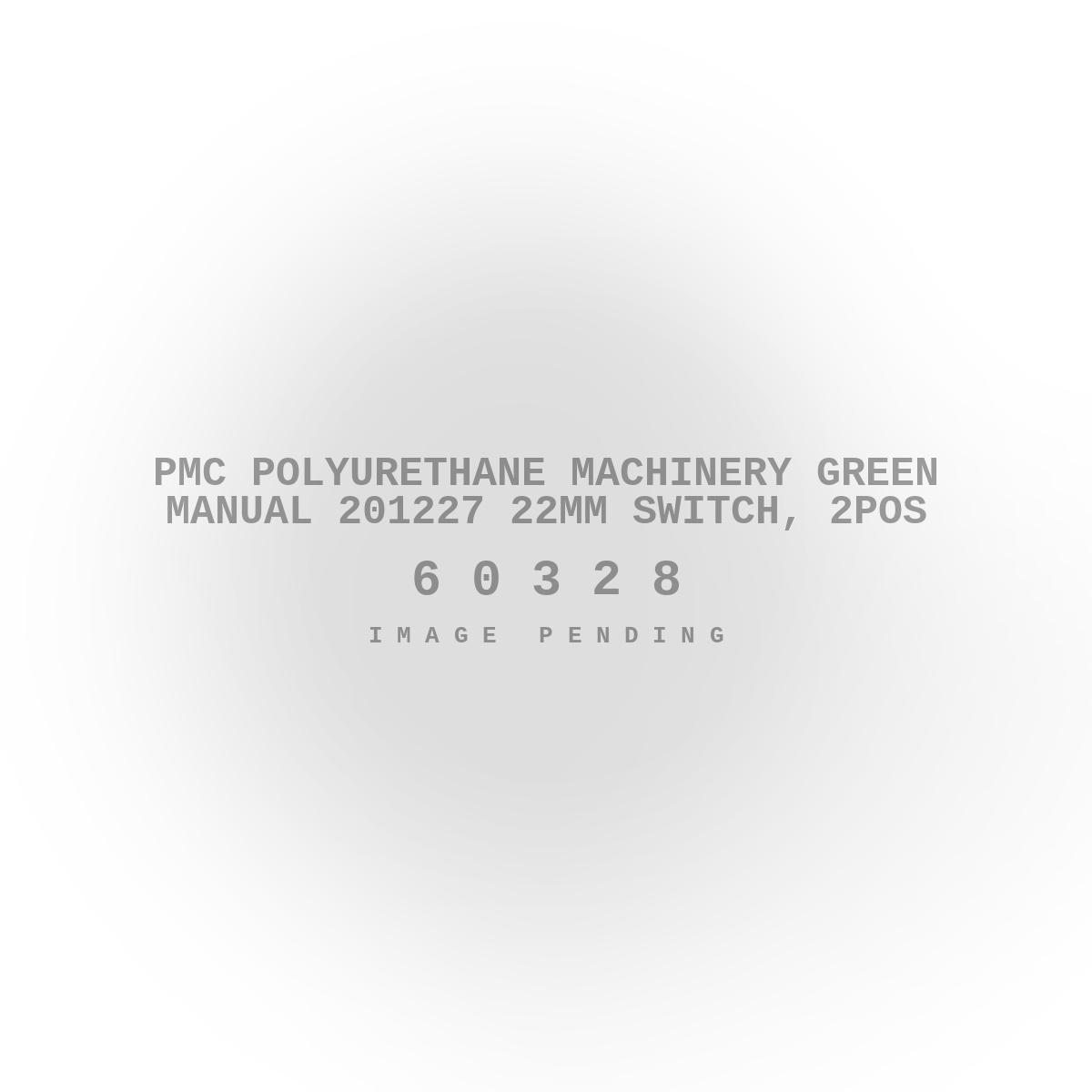 PMC Polyurethane Machinery Green Manual 201227 22mm Switch, 2POS