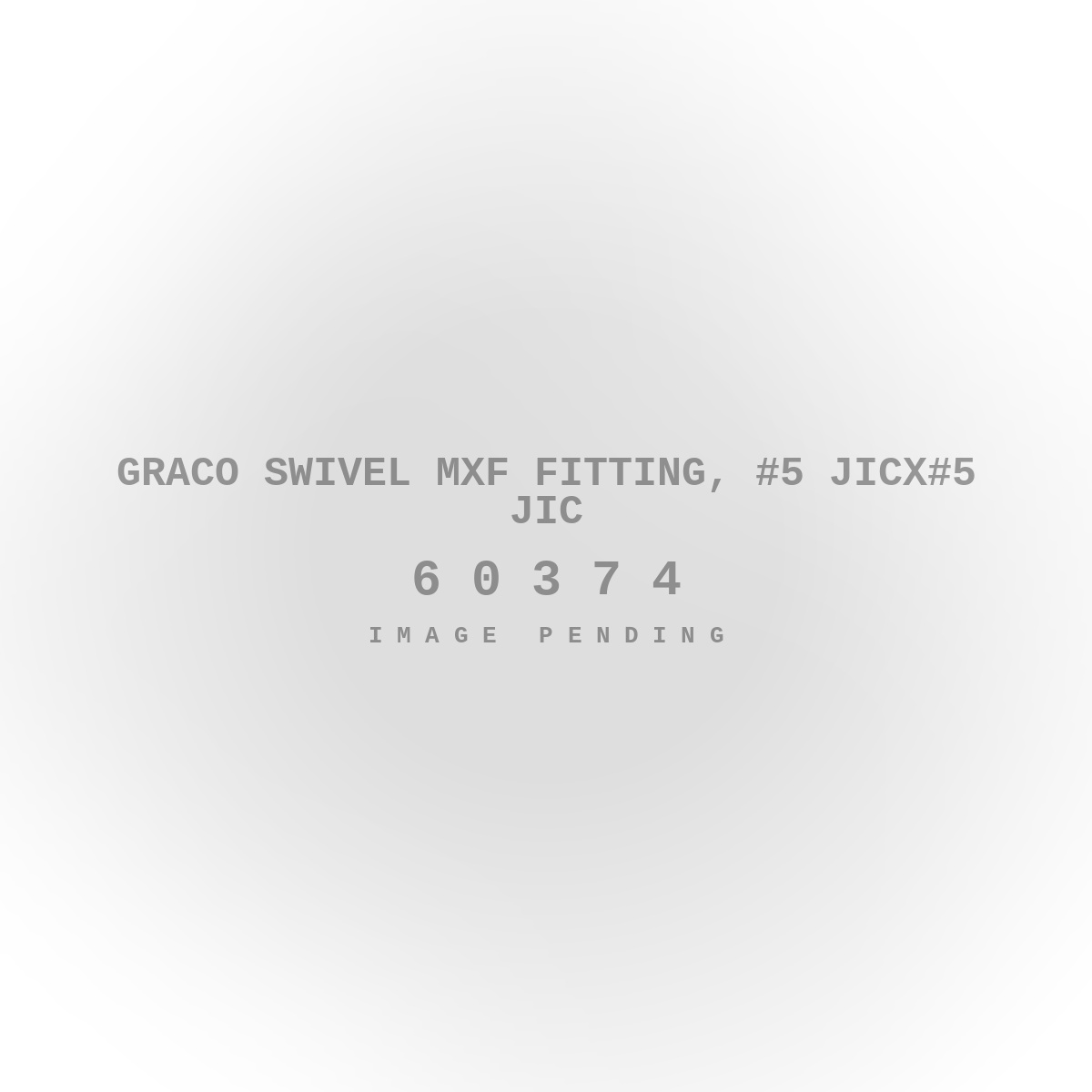 Graco Swivel Mxf Fitting, #5 JICX#5 JIC