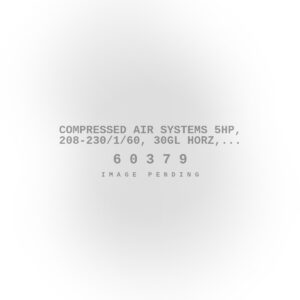 Compressed Air Systems 5hp, 208-230/1/60, 30gl Horz, 18cfm@175psi, Elite