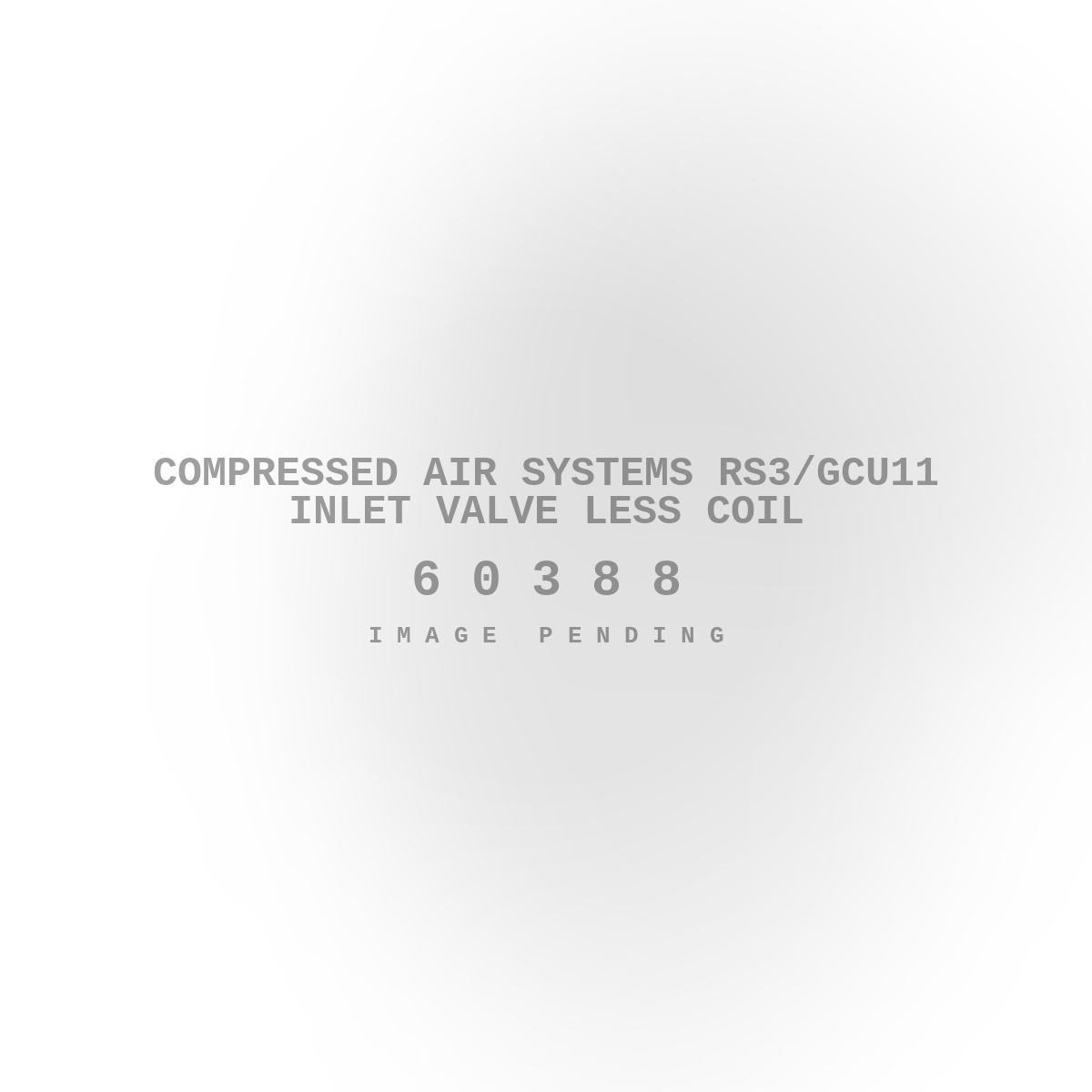 Compressed Air Systems RS3/GCU11 Inlet Valve Less Coil