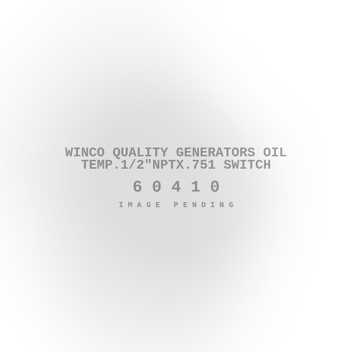 Winco Quality Generators Oil temp.1/2"NPTx.751 Switch