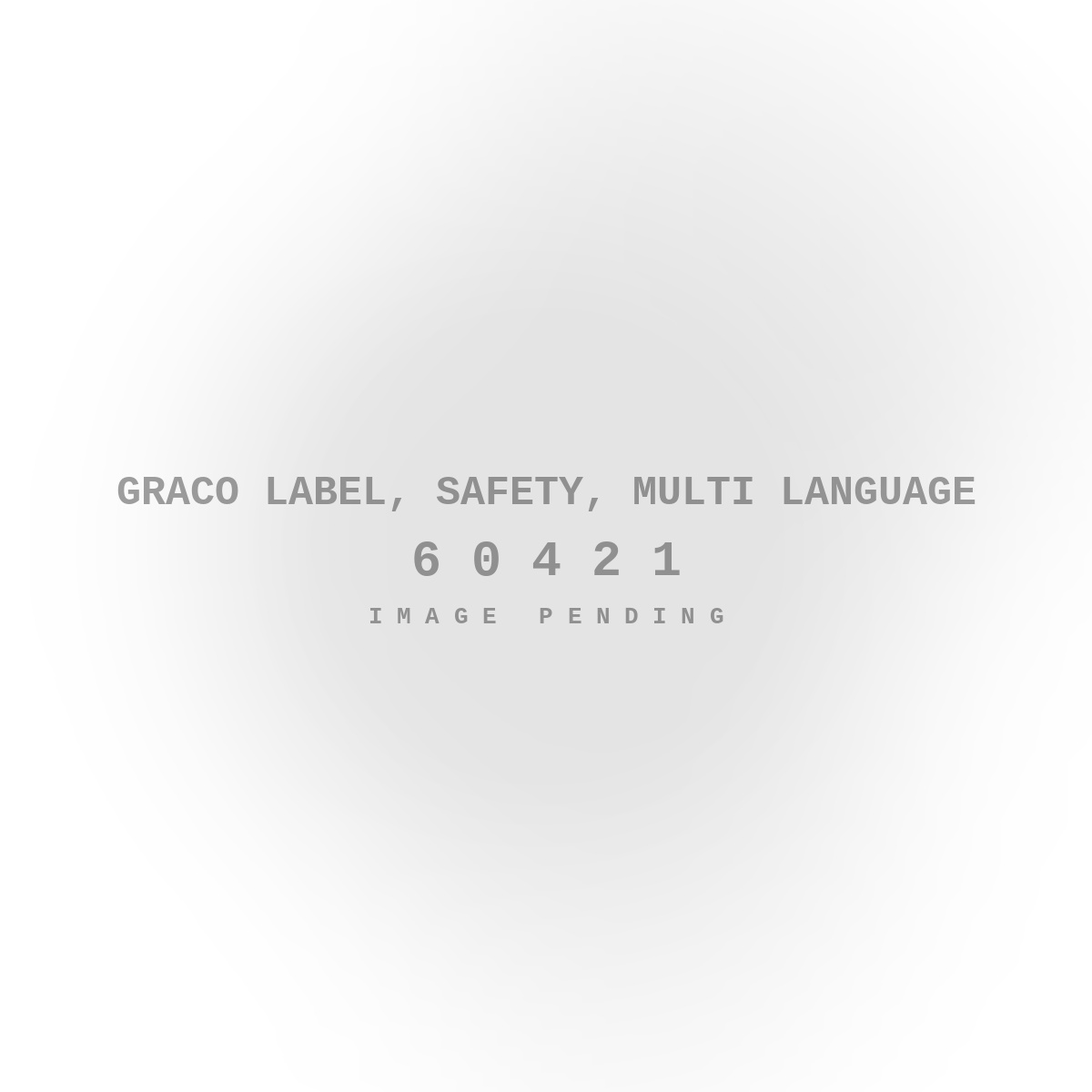 Graco Label, Safety, Multi Language