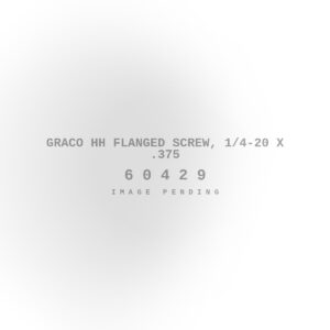 Graco HH Flanged Screw, 1/4-20 X .375