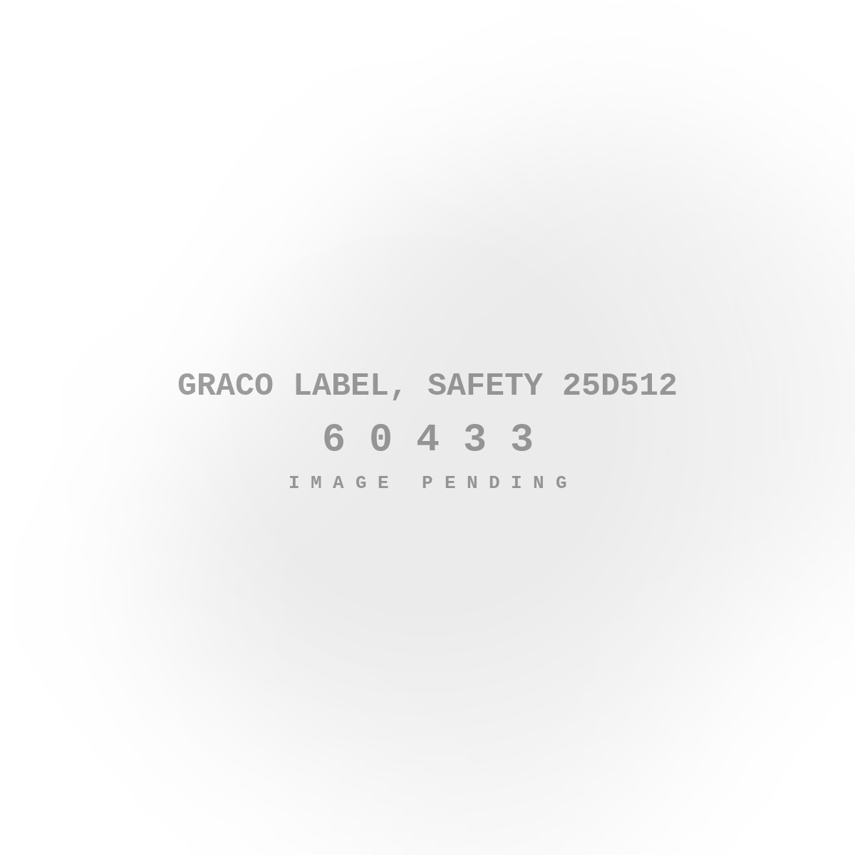 Graco Label, Safety 25D512
