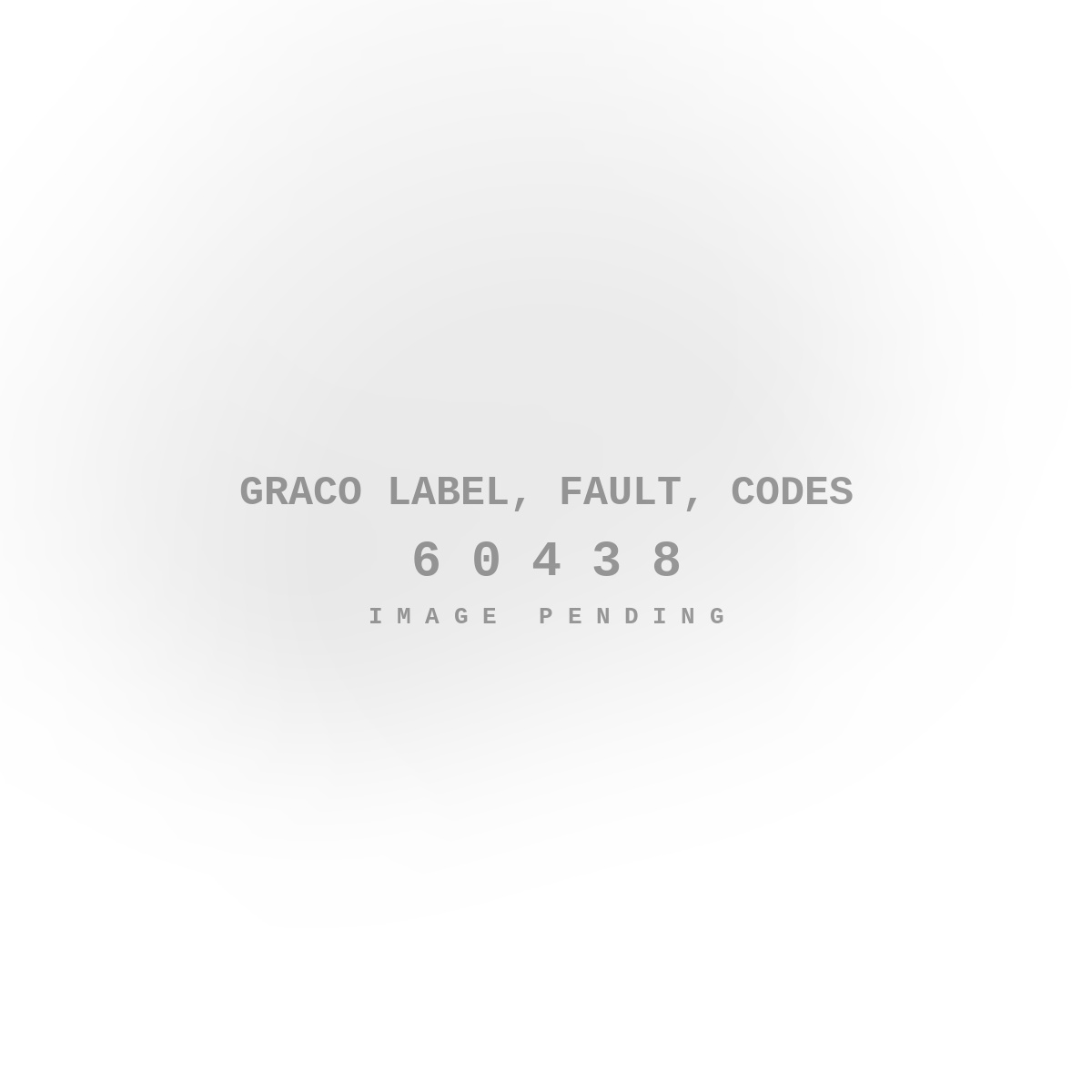 Graco Label, Fault, Codes