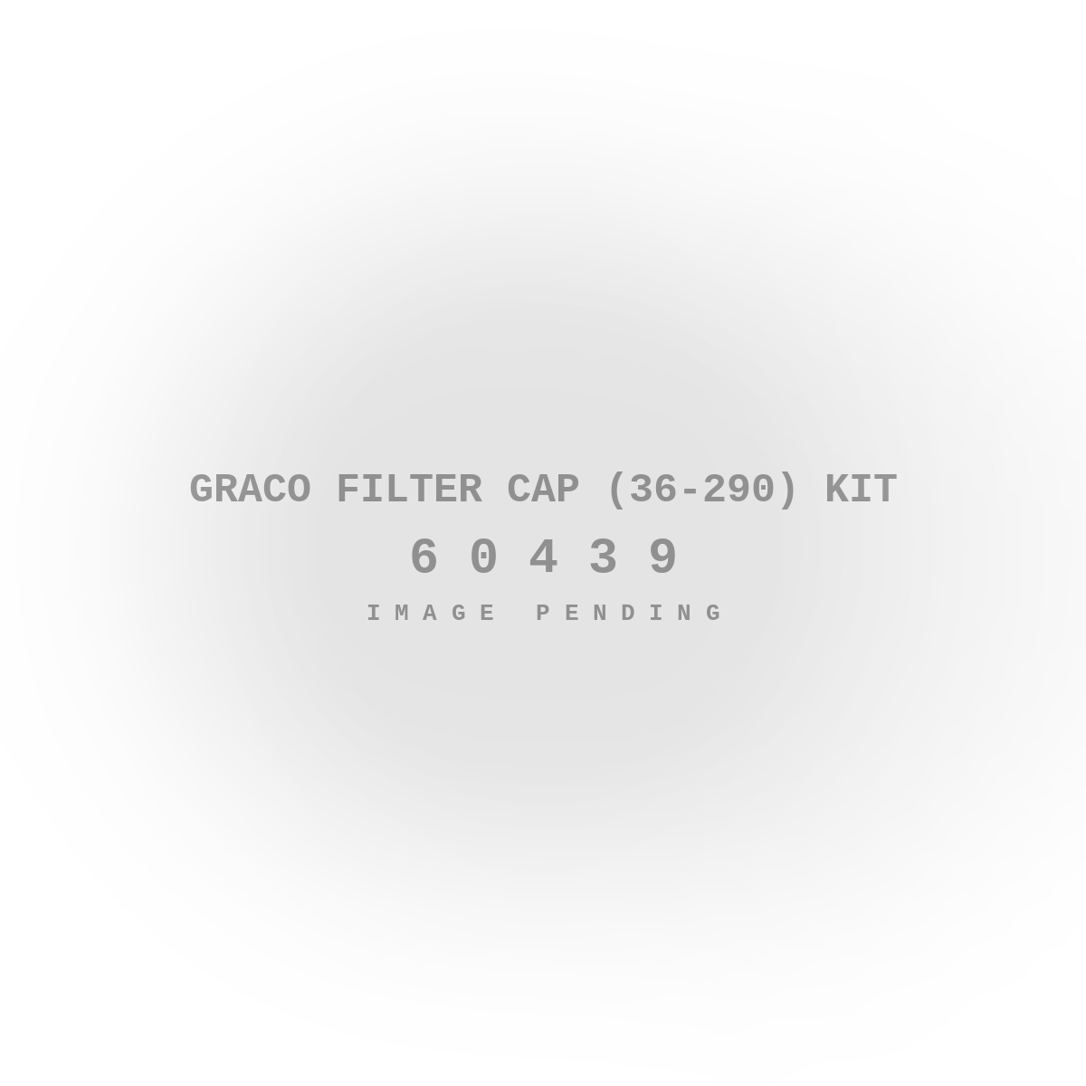 Graco Filter Cap (36-290) Kit