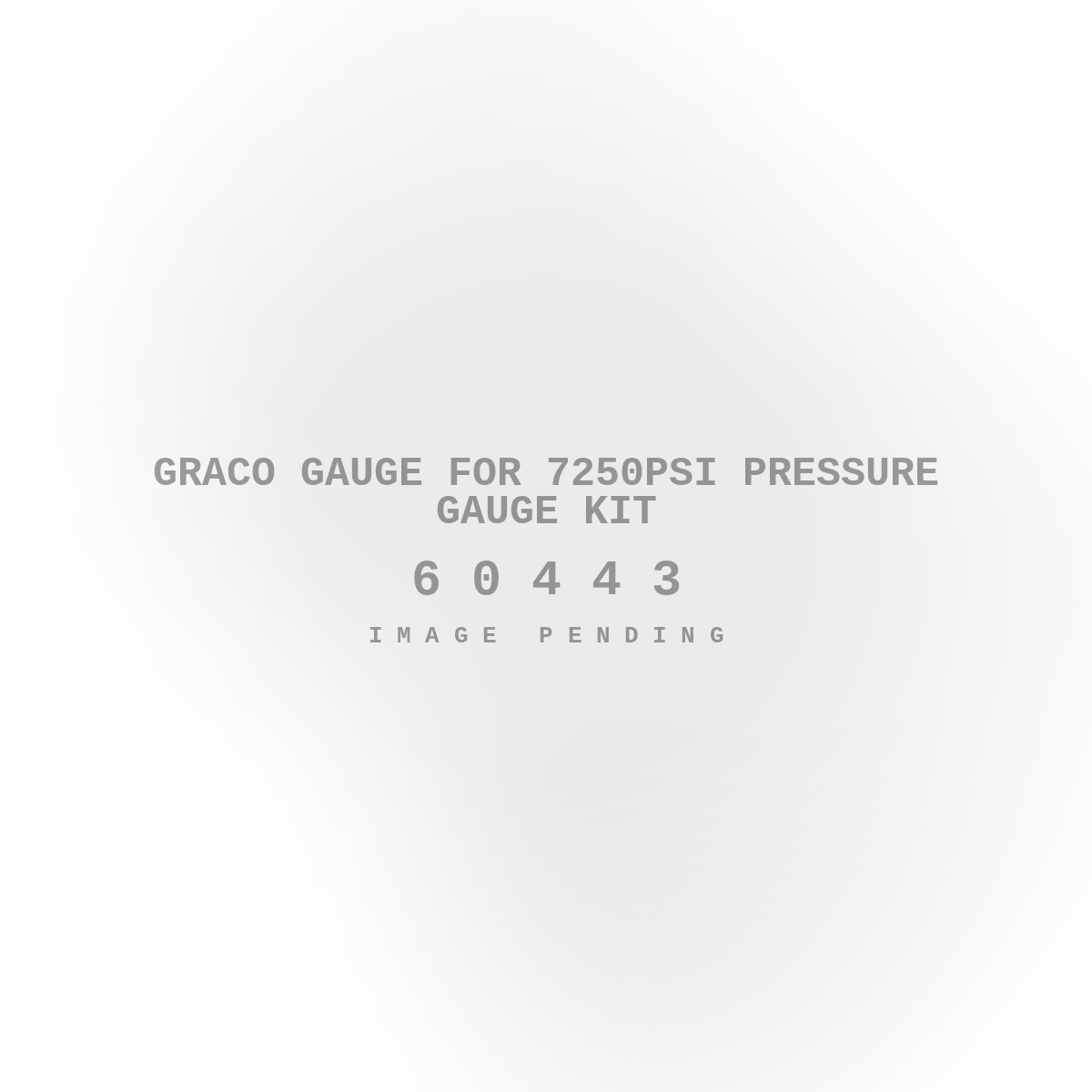 Graco Gauge for 7250psi Pressure Gauge Kit